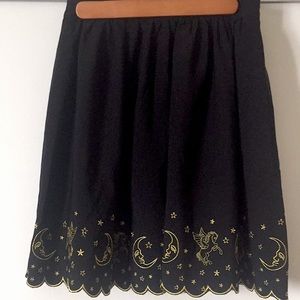 ModCloth Mystic Embroidery Skirt